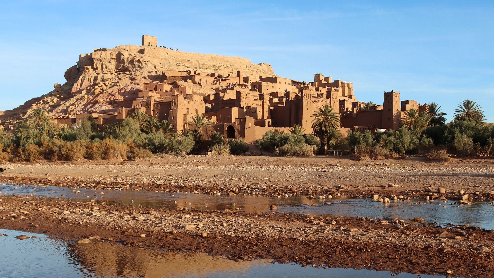 The kasbah of Aït Ben Haddou on the road to Ouarzazate